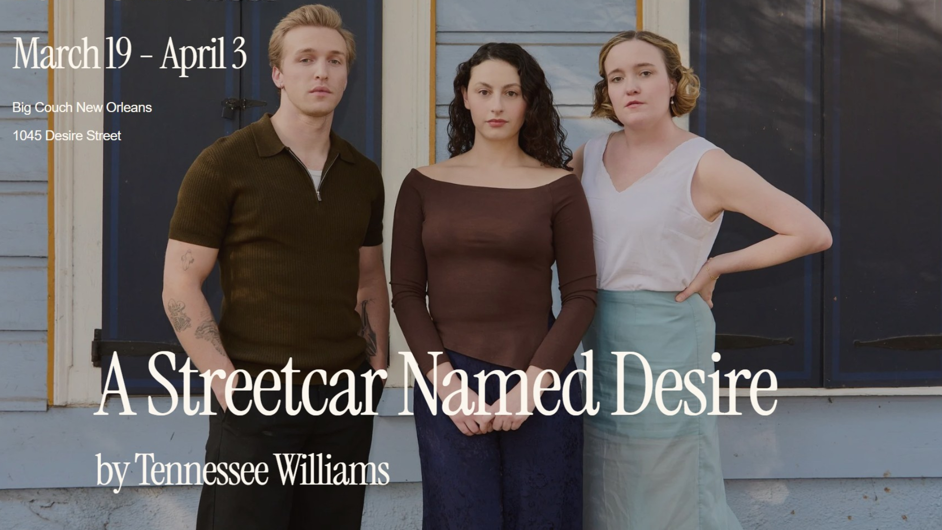 A Streetcar Named Desire presented by Irene Collective in New Orleans